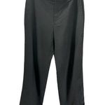 Banana Republic wide leg wool and lined dress pants size 10 Long Black Photo 0