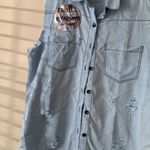 Thrill jeans jacket top Blue Size 2X Photo 1