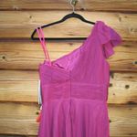 Mac Duggal 67476 Womens PLEATED ONE SHOULDER CHIFFON GOWN Photo 10