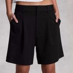Rag and Bone Irina Wool Blend Tailored Shorts Black size 2 Photo 3