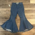 Golden Goose DELUXE BRAND Lycia Pants in Solid Green Blue Photo 3