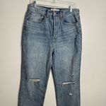 Aritzia Denim Forum The Joni High‎ Rise Loose Distressed Slouchy Size 29 x 29 Blue Photo 3