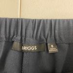 Briggs New York EUC Briggs women’s navy elastic waist pull‎ on trousers pants size 8 Photo 4