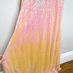 Mac Duggal 26980 Sequined Strapless Rhinestone Belt Gown Coral 2 $398 NEW Photo 11