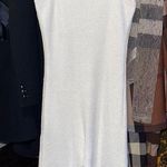 Balmain Strapped Velvet Mini Dress in Casse Blanc Photo 2