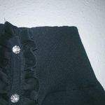 Guess S Black Thin Crystal Button Cardigan Sweater Photo 3
