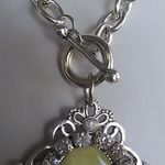 Ladies' Old English Monogram Initial Necklace b Photo 2