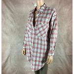 BB Dakota  Plaid Flannel Button-down Tunic Shirt XS Photo 4
