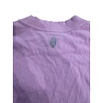 Free People  Movement Purple Ribbed Mock Neck Tank Top Womens Size Large Photo 3