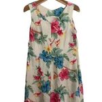 Caribbean Joe  Women's Multicolor Floral Sleeveless V-Neck Dress Petites Size PL Photo 1
