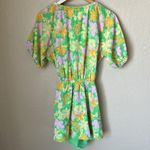 Sabo Skirt SABO Milo green floral cut out mini dress Photo 10