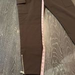 River Island Cargo Pants Brown Nylon Unisex Size 14 Elastic Waist Photo 8