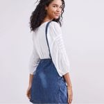 Pilcro Anthropologie  Denim Jean Overall Skirt Skirtall‎ Women's Size Large Photo 1