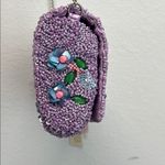 Made In India | Butterfly Beaded Clutch/Crossbody Purple Photo 2