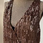 Aidan Mattox Halter Beaded Cocktail Dress Size 6 Photo 3