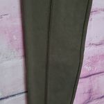 Hollister  BROWN KNIT LEGGINGS WITH NEON CONTRAST ZIPPER ANKLES MEDIUM Photo 3