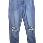 American Eagle  mom jean distressed high waist women's size regular 4 Photo 0