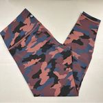 Lululemon  Wunder Under Hi-Rise Tight Pants Camo Pink Burgundy Black Size 14 NWOT Photo 0