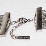 Vince Camuto  36 in Layered Silver tone Beaded Metal Chain Necklace Photo 3