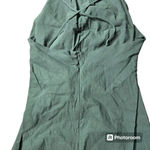 ZARA  Green High Neck Mini Dress Photo 5