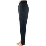 Hugo Boss BOSS Women's Black High Waisted Straight Drawstring Sweat Pants Size L Photo 1