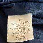 Mi Ami Women's Blue Floral Velvet Velour High Waist Zipper Mini A Photo 5