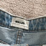 Rolla's  x American Threads light wash Duster Short In Layla Bleach Photo 9