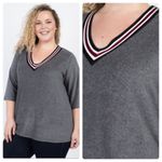 Chris & Carol NWT Embellished neckline top Photo 5