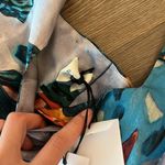 NWT Paul Smith floral glitch lilac satin button Photo 4