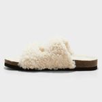 Auden Women's Jane Cream Buckle Slide Slippers Size 8 Photo 4