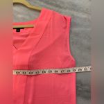 J.Crew Size S Pink V Neck Short Cap Sleeve Pullover Semi Sheer Blouse Shell Photo 6