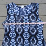 Fig & Blu Sleeveless Tie Dye Tunic Top | Tie Dye Sleeveless Shirt Blue Size L Photo 9