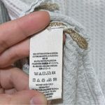 Free People  We The Free Embroidered Patch Bridge Park Thermal Henley Button Top Photo 5