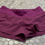 Lululemon Women's Purple  2.5 Speed Up Shorts Photo 0