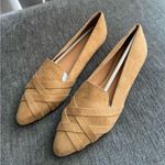 PIEPIEBUY pointed toe Elegant Tan Women's Loafers Size 8 Photo 1