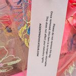 Agent Provocateur Zuri Bra Size 38F Pink Embroidered Floral Mesh Plunge Lingerie Photo 5