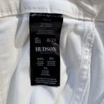 Hudson Jeans Hudson Wide Leg Front Seam White Ankle Crop Jeans with Attached Tie – Size 8💛 Photo 12