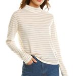 Vince Stripe Saddle Sleeve Wool & Cashmere Blend Sweater Photo 0