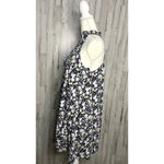 Lulus  Women's XS Black Floral Halter Swing Dress Short‎ Casual Photo 8