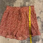 Source Unknown Women's BTFBM Red Floral Shorts Photo 5