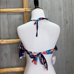 Popreal Floral Ruffle Bikini Top NWT Size M Photo 4