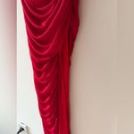 NWT Babyboo Demi Maxi Dress in Red Size XS Date Night Sexy Bodycon Side Slit Photo 5