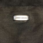 Giorgio Armani  Fabric Basket Weave Medium Purse Handbag Authentic Brown Textured Photo 5