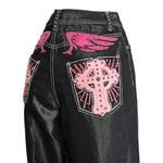 Jaded London  XL Colossus Super Baggy Jeans, Pink Sapphire, 26” Photo 13