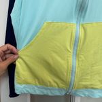 Lands' End  Swim Colorblock Zip-Up Hoodie Rash Guard Women’s Plus Size 2X Photo 4