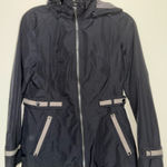 Laura Scott  Black Utility Jacket with Gray Accents Photo 0