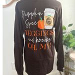 Gildan Girlie Girl Originals Pumpkin Spice Leggings Hoodies Long Sleeve T Shirt Sm NWOT Photo 0