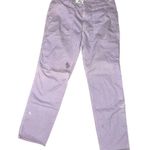 Nili Lotan women’s Jenna lilac Purple Cropped corduroy Military Pants size 6 Photo 4