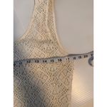 Lovers + Friends Crochet Maxi Dress Cream Sleeveless Scoop Neck Beach Cover Up L Photo 8