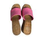 Madden Girl Pink Women's Zaharra Cork Wedge Sandal Photo 6